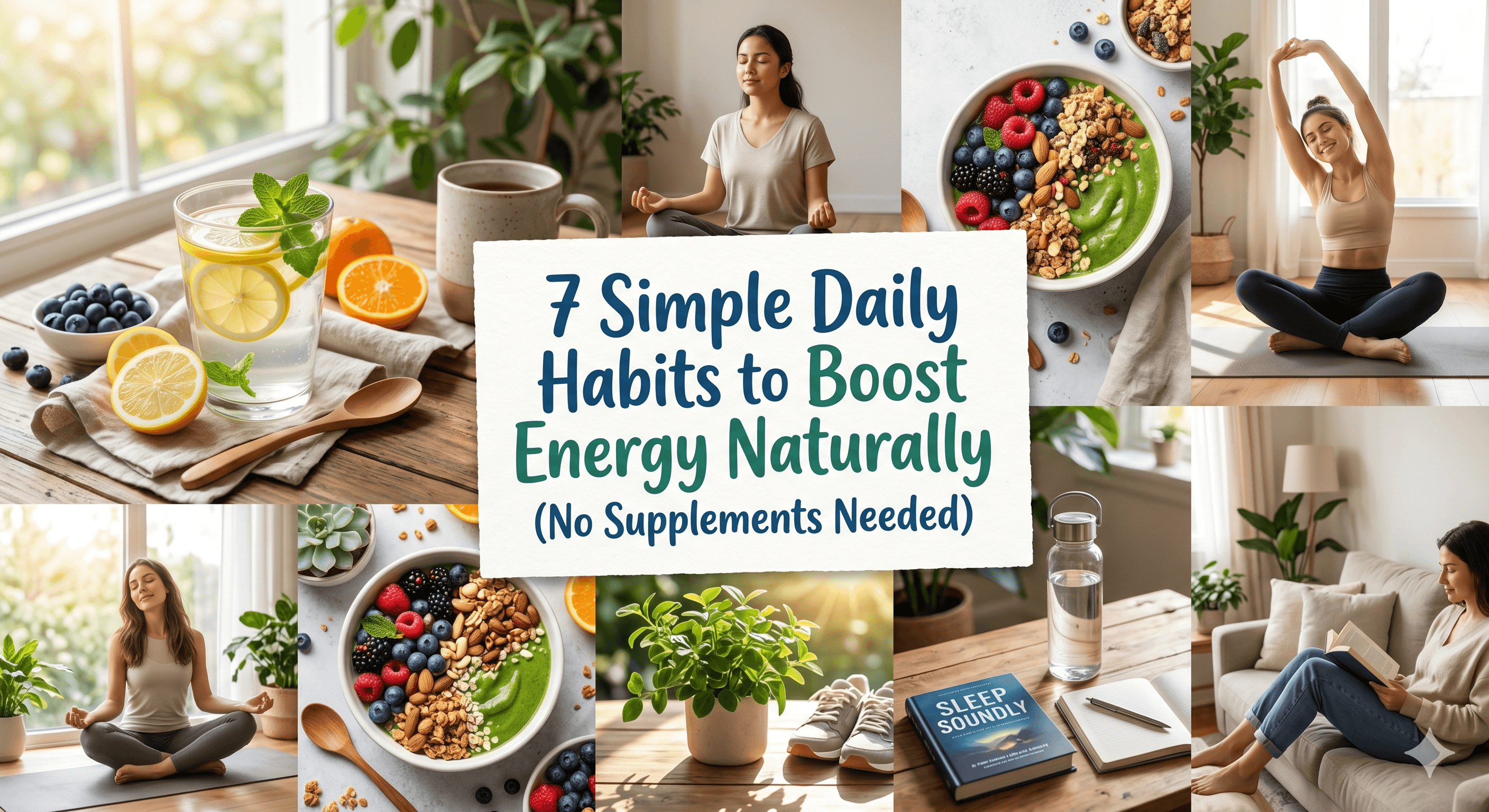 7 Simple Daily Habits to Boost Energy Naturally (No Supplements Needed)