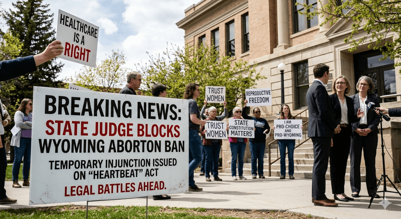 Wyoming’s "Heartbeat" Law Halted: State Judge Blocks Newest Abortion Ban